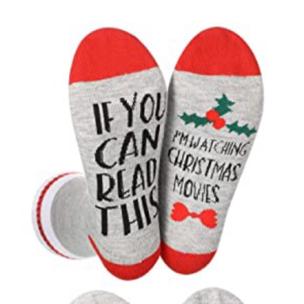 🎄”I’M WATCHING CHRISTMAS MOVIES” SOCKS